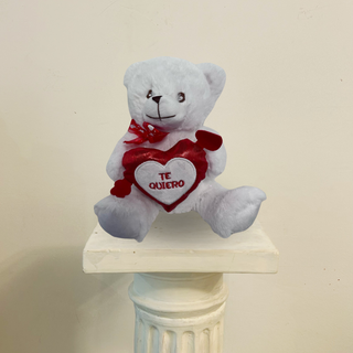 Osito De Peluche Blanco "Te quiero"