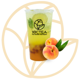 Peach green tea