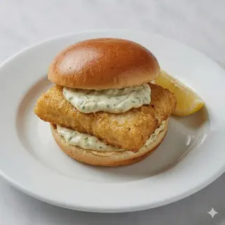 Burger De Merluza Crujiente