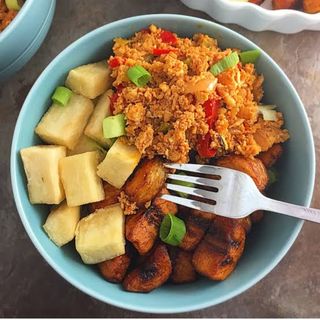 FRIED YAM X EGG SAUCE 