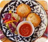 Самса с курицей и сыром