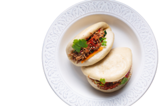 Tapa de bao de pollo crujiente (2 uds.)