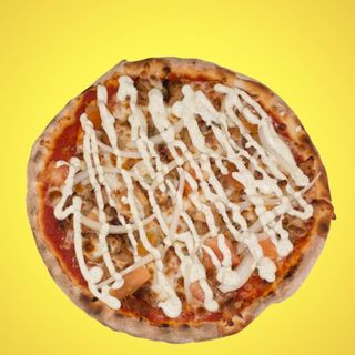 Pizza kebab de pollo (30 cm.)