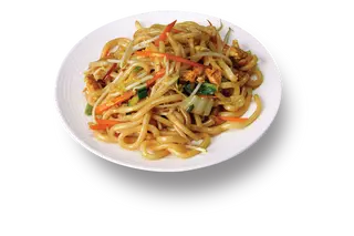 153. Yaki udon con pollo