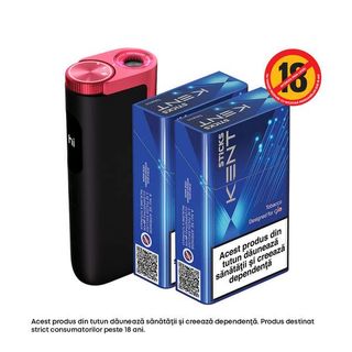 Starter Kit glo™ Hyper PRO Ruby Red + Kent designed for glo Tobacco