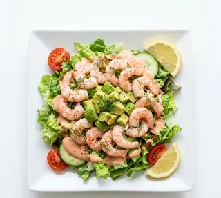 Salade Avocat Crevette