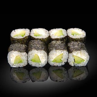 Хосомаки авокадо и филаделфия (8 бр - 115 гр)