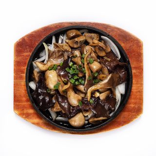   Грибы на жаровне 