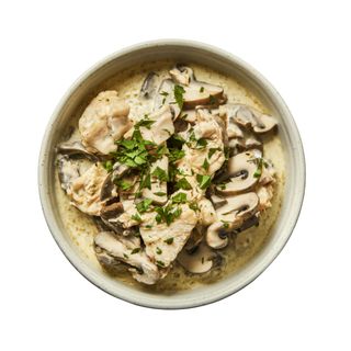Plat Poulet Aux Champignons