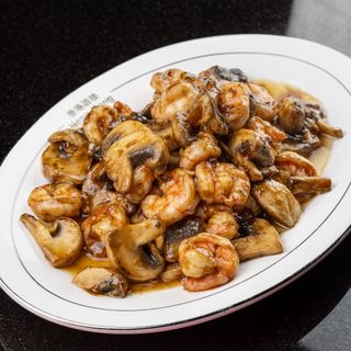 60. Gambas Con Champiñones