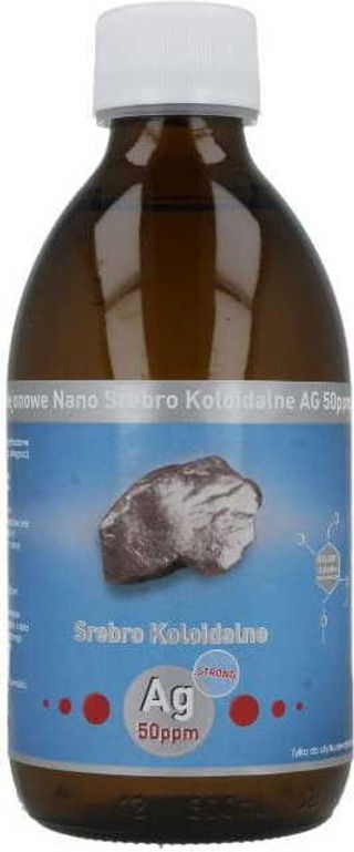 Niejonowe nano srebro koloidalne STRONG Ag 50ppm 300ml Vitacolloids