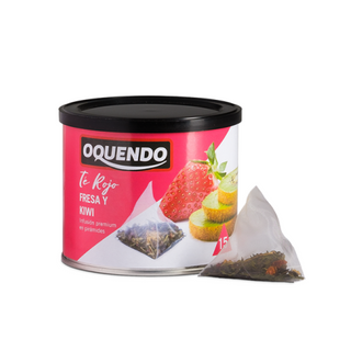 Te Rojo Fresas Y Kiwi, 15 Bolsas