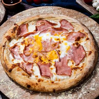 Семейна пица Карбонара (60см. 2кг)