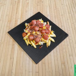 Salchipapas especial