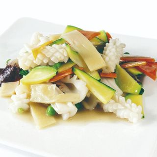 94.Calamari con verdure