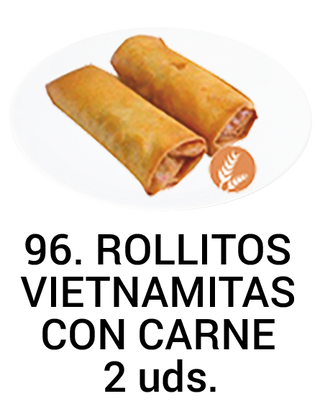 95. Rollitos Vietnamitas Con Carne (2 Uds.)