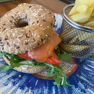  Bagel De Salmón Ahumado 