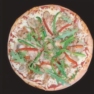Pizza Atún Con Vegetales (Mediana)