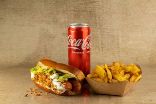 Дабл Дог Блю Чіз меню