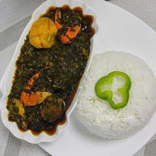 Sauce Feuille + Du riz