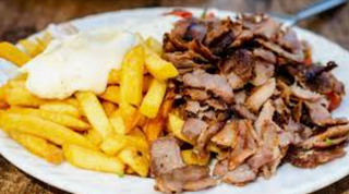 Ración De Snack Patatas Con Carne (Grande)