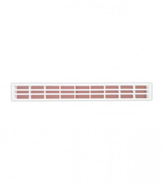(160185) Ventilacija za namještaj 55x450mm PVC bijela