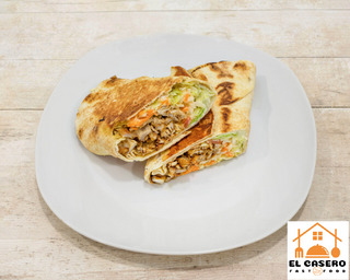 Shawarma De Pollo Con Verduras