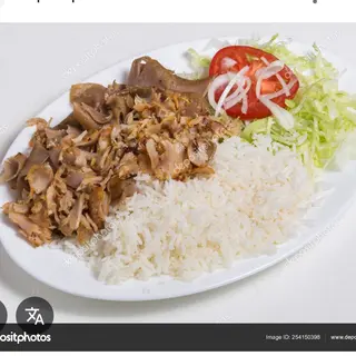 Menú plato kebab + arroz +Coca-Cola Sabor Original lata 330ml.