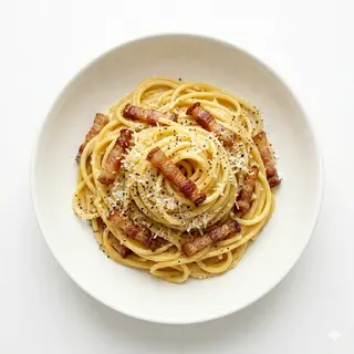 Spaguetti Allà Carbonara Amb Guanciale I Pecorino