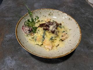 Паста  з лососем (0,350g)