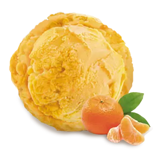 Helado de mandarina