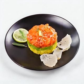 Tartar salmón