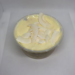 Bolo no pote creme de coco