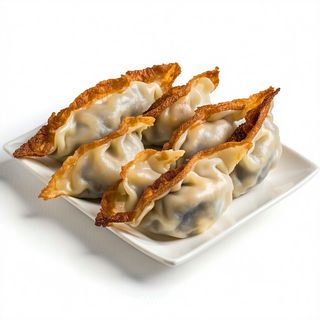 Dim Sum Gyozas De Pollo A La Plancha