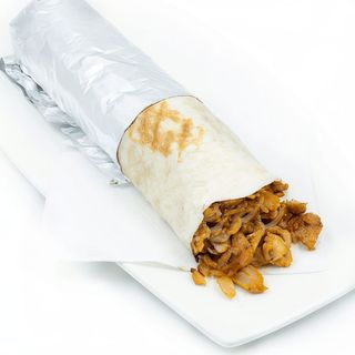 Durum Solo Carne Con Patatas Y Bebida