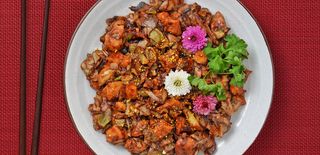 Piletina sa šampinjonima I povrćem