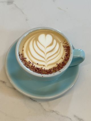 Różane cappuccino duże