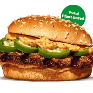 Plant-based Chili Cheeseburger