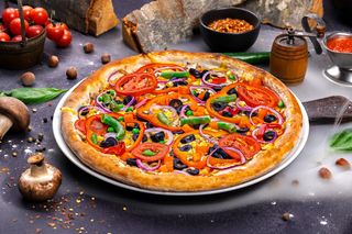 COMBO PIZZA VEGETARIANA DE POST+ 1 PEPSI DOZA 250 ml