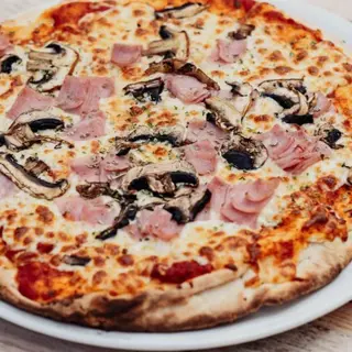 Proscuitto i funghi