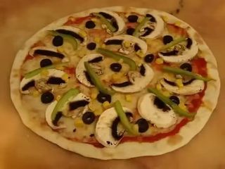 Pizza Champignon Vegan Média
