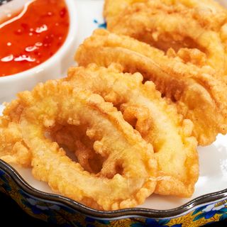 Tempura ika fry
