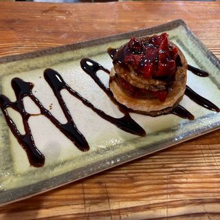 Rulo de Cabra con Miel de Caña