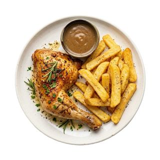 Broiler Chicken  with Accompaniment