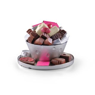 Tasse Et Sous-tasse Verre Craquelée