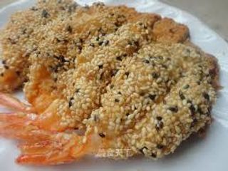 22.Gambas con sésamo frito