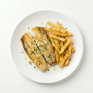 Dorada con patata frita