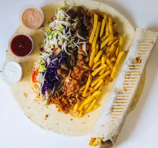 TORTILLA z frytkami
