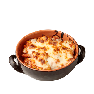 Cartofi cu sunca gratinati