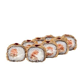 Банзай з вугрем та свіжим лососем (300г)